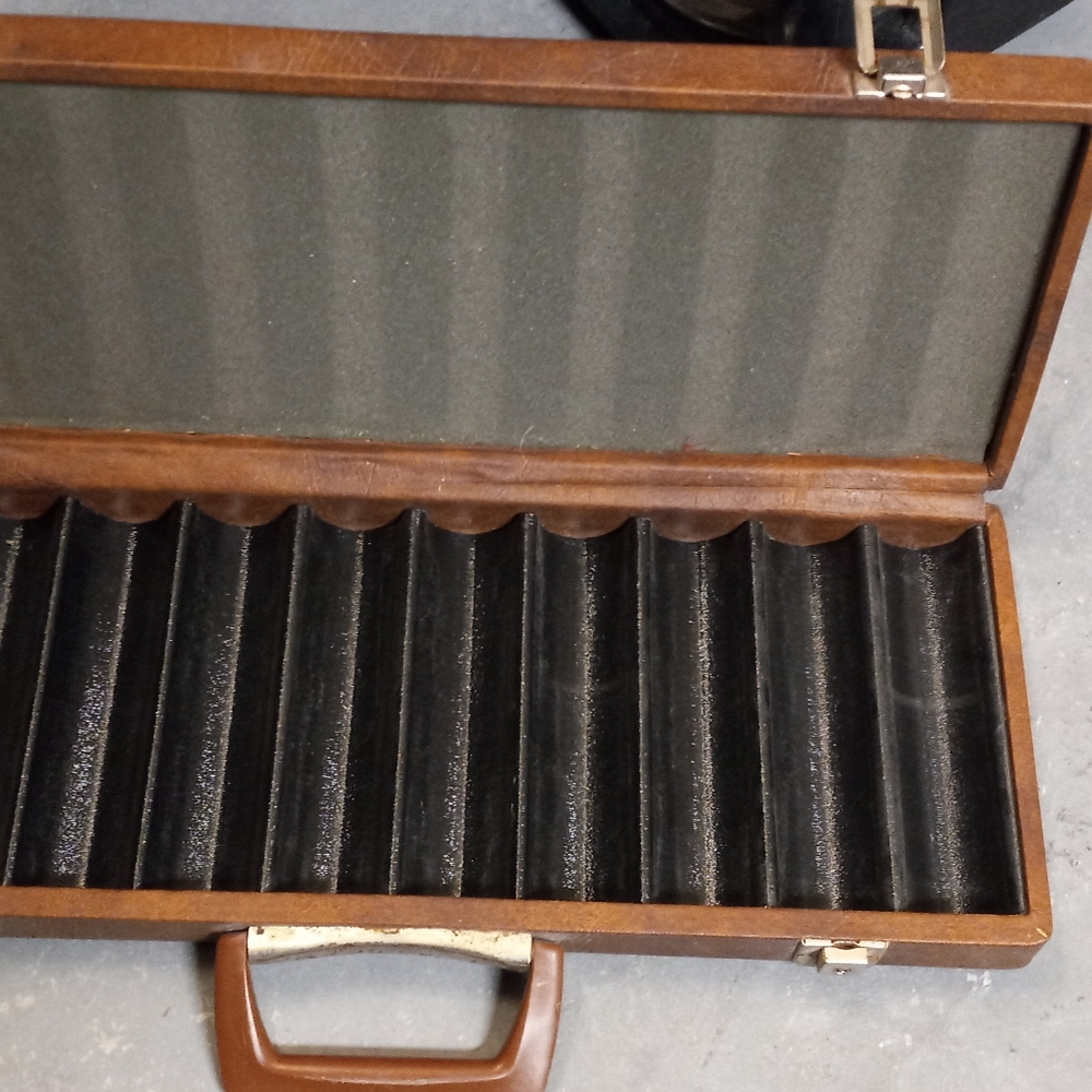 Vintage Poker Chip Case